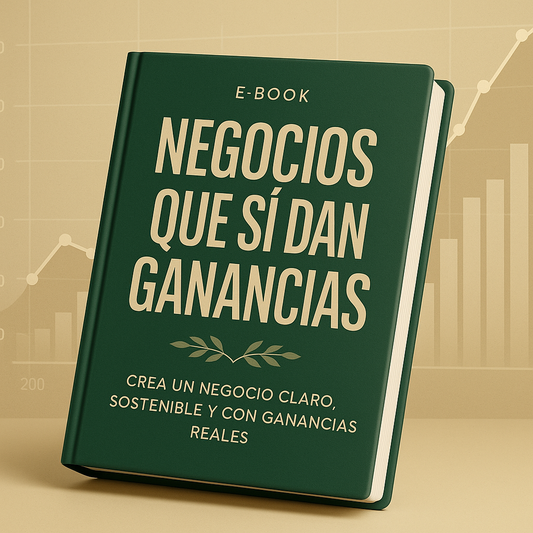 NEGOCIOS QUE SÍ DAN GANANCIAS: crea un negocio claro, sostenible y con ganancias reales
